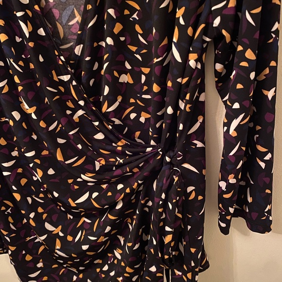 Evan Picone Black Label women’s wrap/tie top. Size XL. - Picture 6 of 8